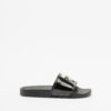 Chinelos slide Karl Lagerfeld  Preto