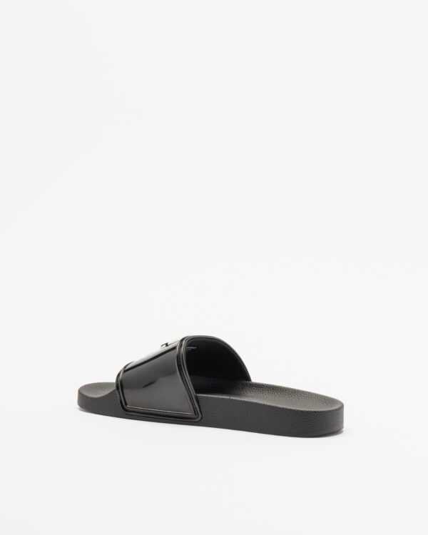 Chinelos slide Karl Lagerfeld  Preto