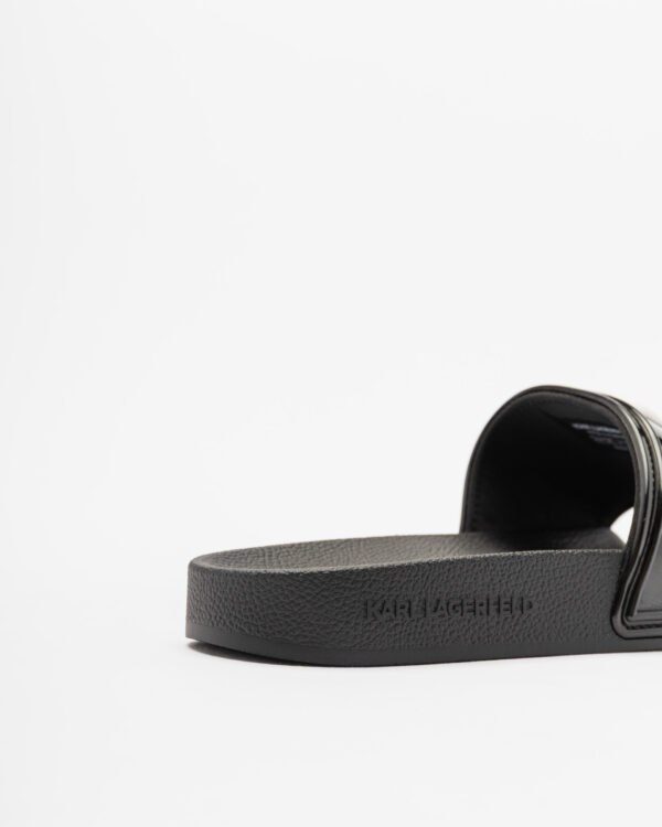 Chinelos slide Karl Lagerfeld  Preto