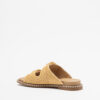 Sandálias rasas Karl Lagerfeld Kleo Double Strap Stitch Bege
