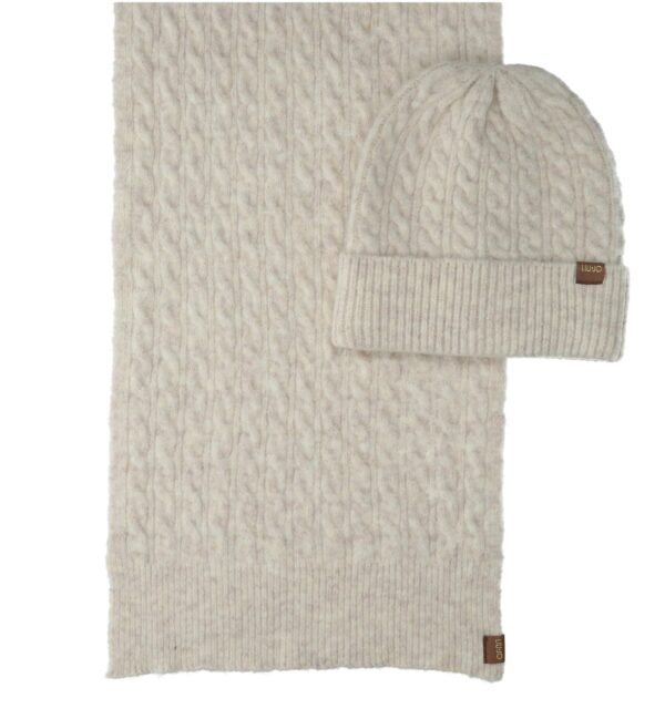 Conjunto de Gorro e Cachecol Liu Jo Manteiga 2F6001-MA29S-00192 - imagem 1