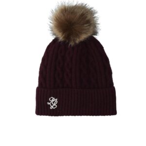 Gorro com Pompom Liu Jo Beringela 2F6008-MA33S-91718 - imagem 1