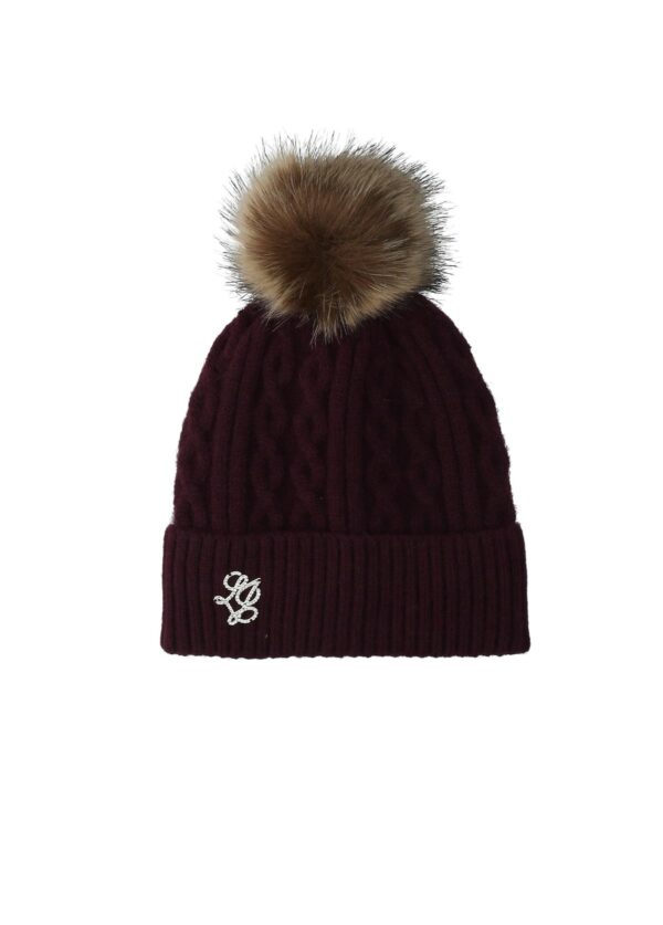 Gorro com Pompom Liu Jo Beringela 2F6008-MA33S-91718 - imagem 1