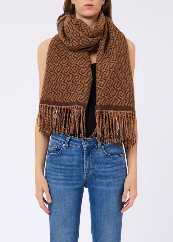 Estola Monograma Liu Jo Camel 2F6031-T2742-00070 - imagem 2