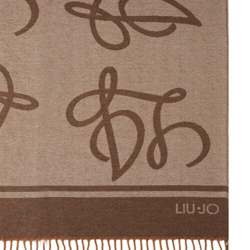 2F6035-T0300-00005-01 Estola Jacquard Liu Jo Bege 2F6035-T0300-00005 - imagem 1