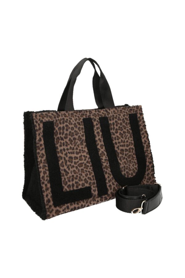 Mala Shopper Maxi Logo Liu Jo Animal Print 2F6037-T6089-S19E1 - imagem 1