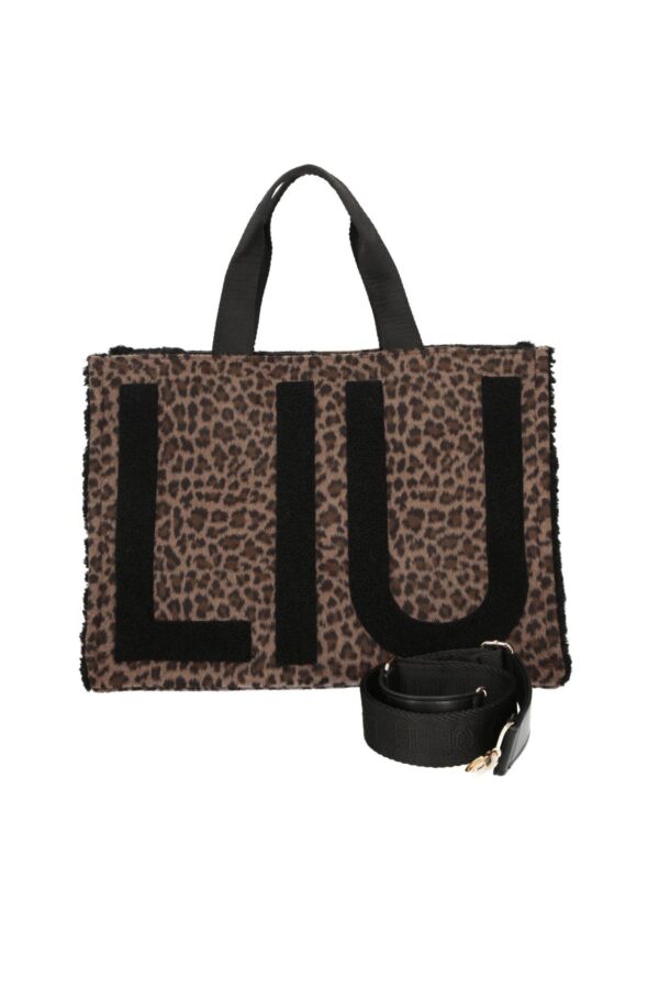 Mala Shopper Maxi Logo Liu Jo Animal Print 2F6037-T6089-S19E1 - imagem 2