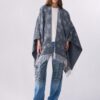Poncho Reversível Liu Jo Azul-Noite 2F6040-T0300-90013 - imagem 1