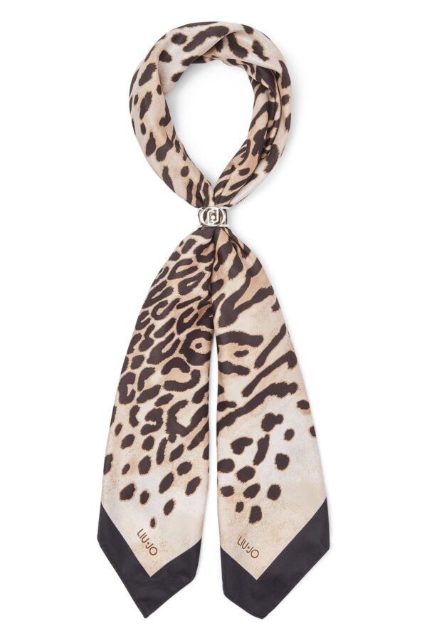 Lenço Estampado Liu Jo Leopardo 2F6059-T2745-09B65 - imagem 2