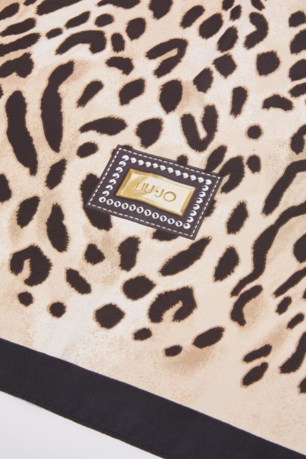 Lenço Estampado Liu Jo Leopardo 2F6059-T2745-09B65 - imagem 5