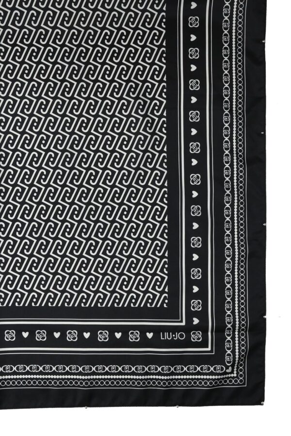 Lenço Monograma Liu Jo Preto 2F6060-T2745-22222 - imagem 1