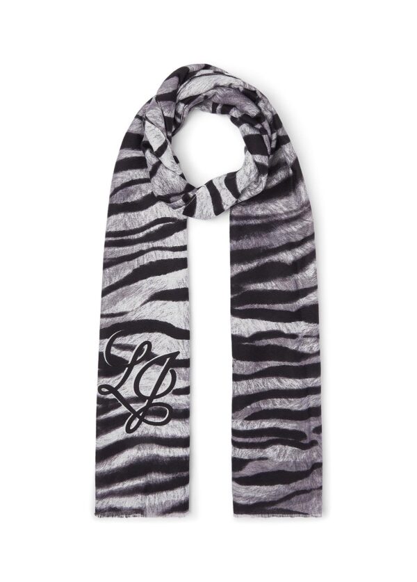 Estola Zebra Liu Jo Preta 2F6067-T2745-22222 - imagem 1