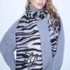 Estola Zebra Liu Jo Preta 2F6067-T2745-22222 - imagem 5