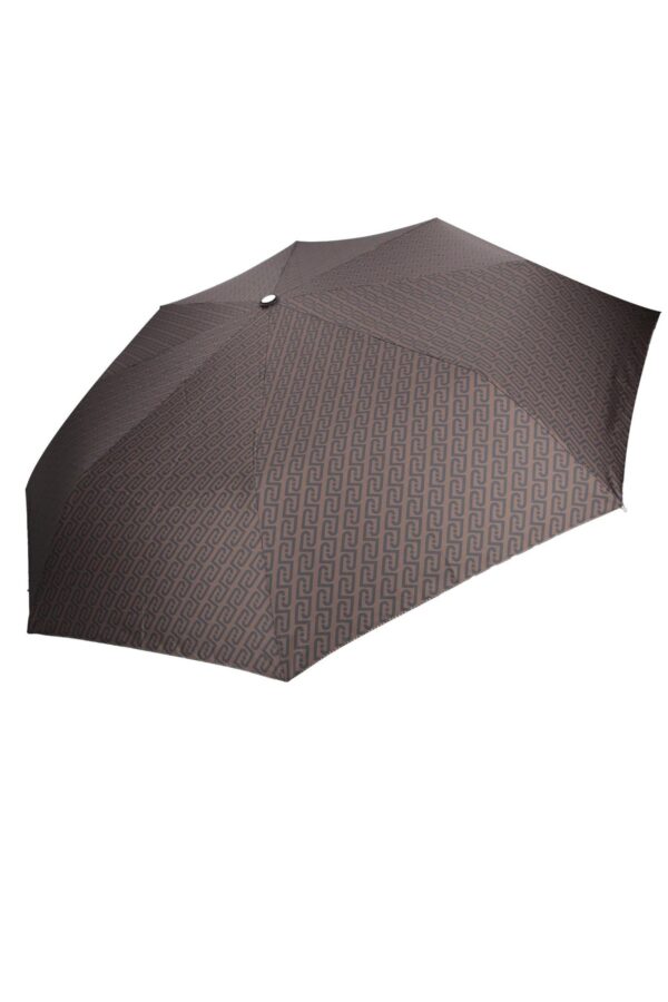 Chapéu-de-chuva Compacto Liu Jo Castanho com Monograma 2XX016-T0300-U9107 - imagem 3