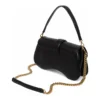 Mala de Ombro Iconic Snakes com Tachas Just Cavalli Preta 81RA4BA1-ZSE07-899