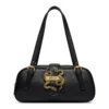 Mala de Ombro Baguete Iconic Snakes Just Cavalli Preta 81RA4BA5-ZSA89-899