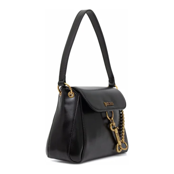Mala de Ombro Dog Leash Just Cavalli Preta 81RA4BI1-ZSC23-899