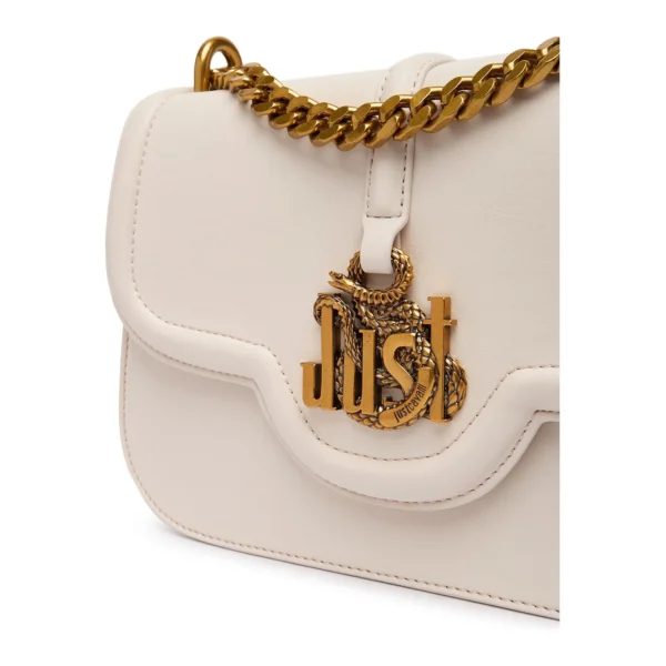Mala de Ombro Just Snake Just Cavalli Creme 81RA4BN1-ZS749-004