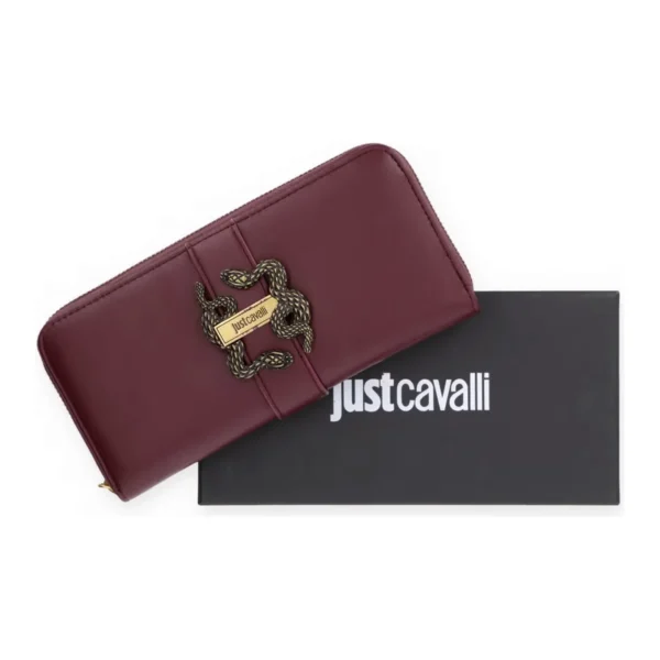 Carteira Iconic Snakes Just Cavalli Bordeaux 81RA5PA1-ZSA89-569