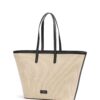 K/Signature Bolsa shopper polipropileno natural/black