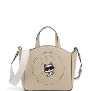 K/Circle Choupette Small Bolsa couro de couro de vaca finamente granulado safari