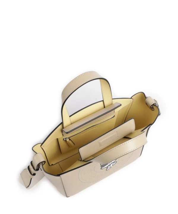 8721066828811_G05_f7beb11b-b6cf-4e46-97ce-04d9e7abdb82 K/Circle Choupette Small Bolsa couro de couro de vaca finamente granulado safari