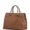 Mala Shopper Manhattan M Monograma em Relevo Liu Jo Camel AF6086-E1139-81140 - imagem 2