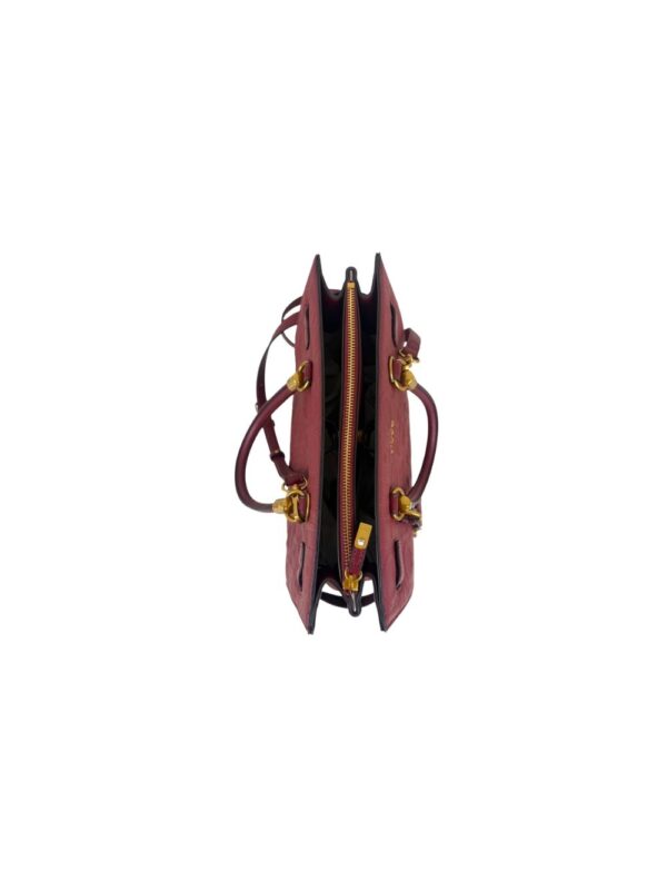 Mala Shopper Manhattan M Monograma em Relevo Liu Jo Bordeaux AF6086-E1139-91724 - imagem 2