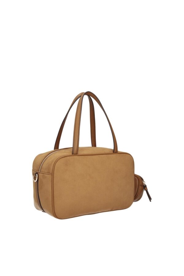 Mala Bowling Ferielle M Efeito Camurça Liu Jo Camel AF6118-T711A-81140 - imagem 2
