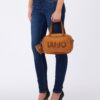 Mala Bowling Ferielle M Efeito Camurça Liu Jo Camel AF6118-T711A-81140 - imagem 5