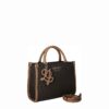 Mala Shopper Ridhi S Monograma Liu Jo Castanho Escuro AF6192-T378A-00533 - imagem 1