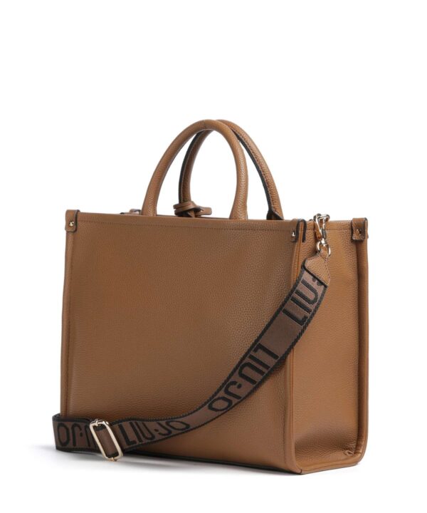 Mala Shopper Ridhi M Liu Jo Camel AF6206-ES039-81140 - imagem 2