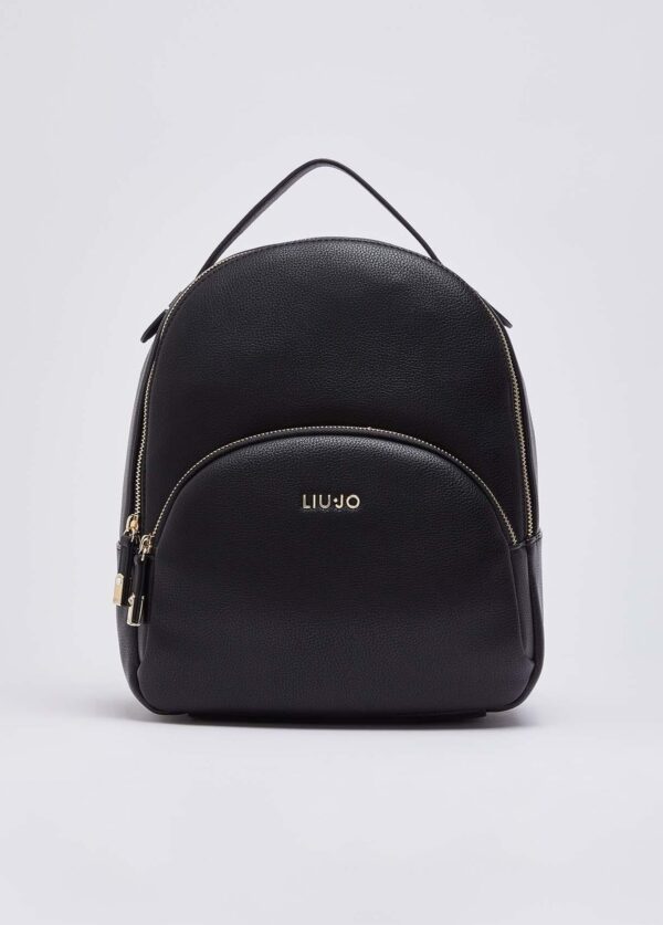 Mochila Manhattan M Liu Jo Preta AF6209-E1019-22222 - imagem 1