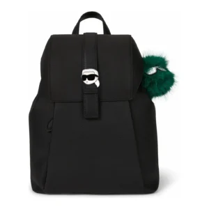 Mochila Ikon Pebble Karl Lagerfeld Preta B4W30080-999