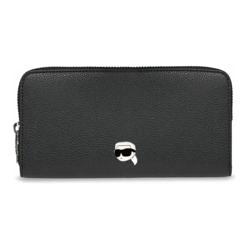 Carteira Ikon Pebble Karl Lagerfeld Preta B4W32028-999