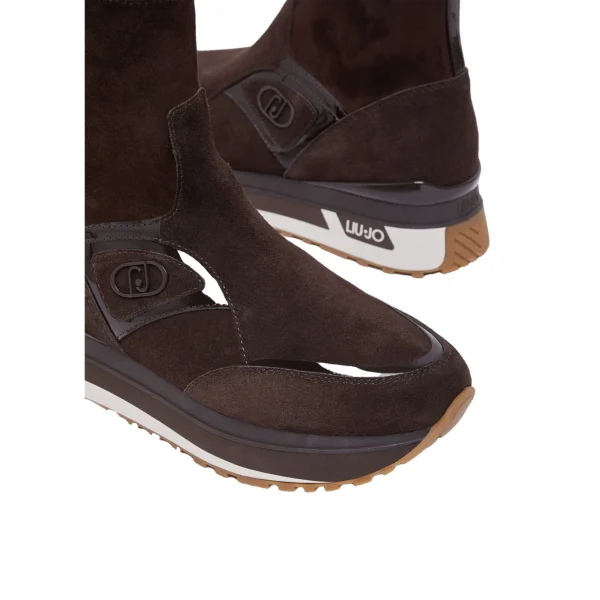 Sapatilhas de Cano Alto Maxi Wonder 104 Liu Jo Moca BF6107-PX962-S3365