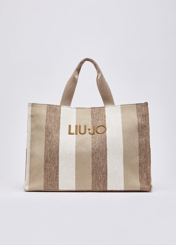 Bolsa grande listrada LIU JO