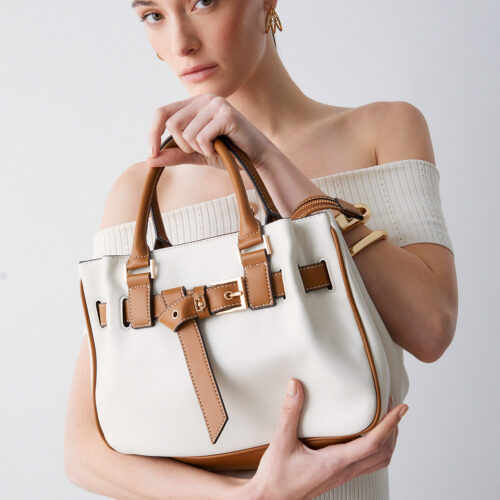 Bolsa pequena com fivela