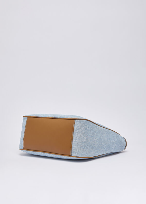 Bolsa grande de tecido jeans LIU JO