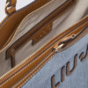 Bolsa grande de tecido jeans LIU JO