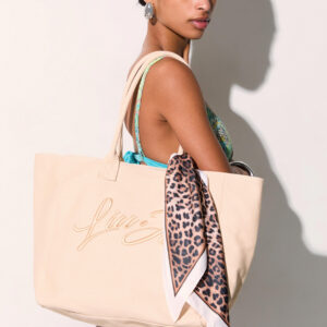 Bolsa grande com lenço