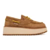 Sapatos de Vela com Plataforma Love Moschino Conhaque JA10036I0PJAW210