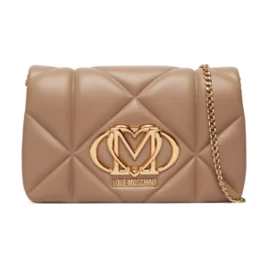 Mala Clutch Love Moschino Areia JC4043PP0PLC0105