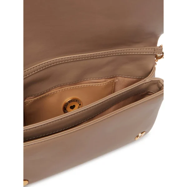 Mala Clutch Love Moschino Areia JC4043PP0PLC0105