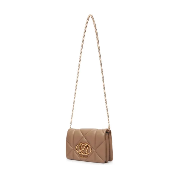 Mala Clutch Love Moschino Areia JC4043PP0PLC0105