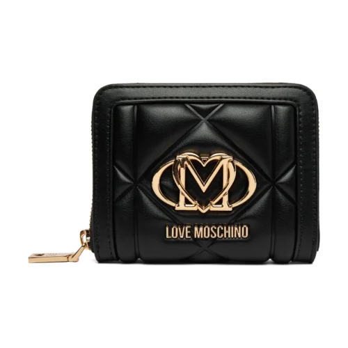 Carteira Compacta Matelassé Love Moschino Preta JC5641PP0PLC0000
