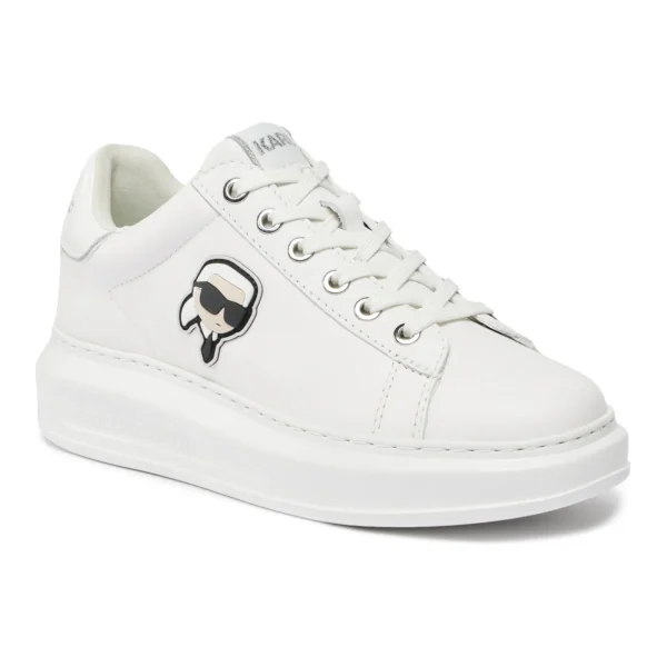 Sapatilhas Kapri Ikon Karl Lagerfeld Branco Total KL62530N-01W