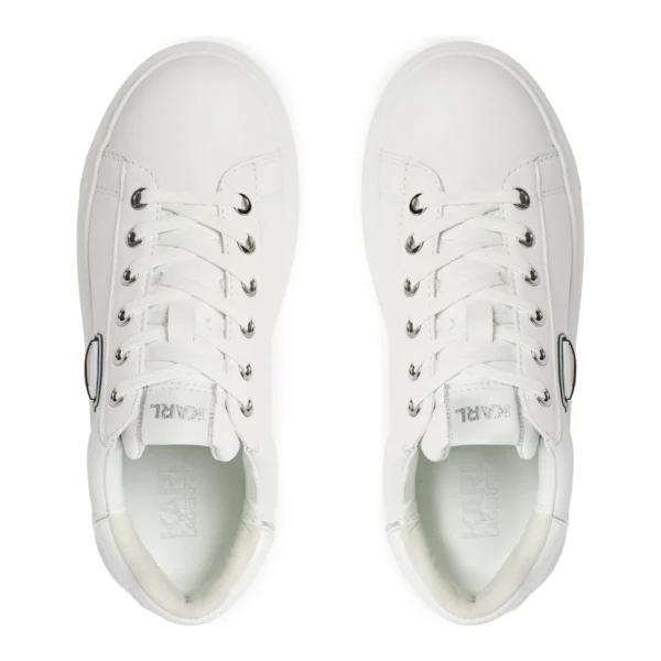 Sapatilhas Kapri Ikon Karl Lagerfeld Branco Total KL62530N-01W