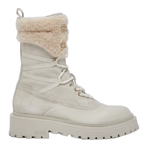 Botas Militares Rumi Liu Jo Branco Leite SF6113-PX940-S1400